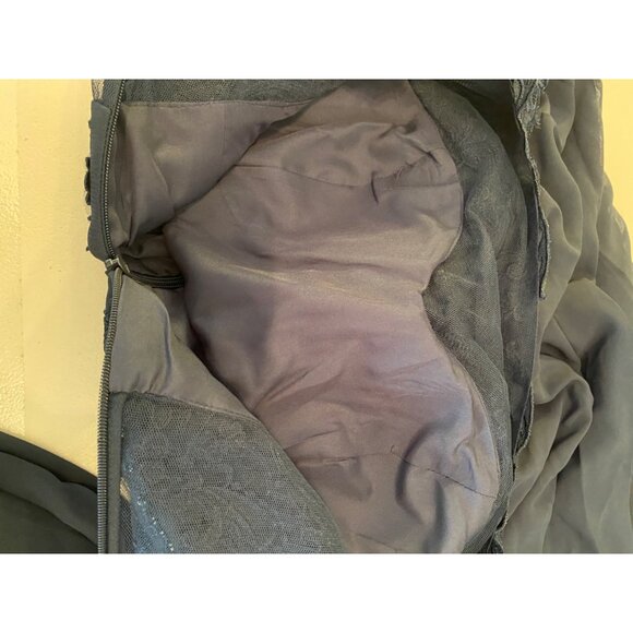 NWT JJs House Maxi Dress Blue Lace A-Line Sequin Accent Small - Picture 7 of 13